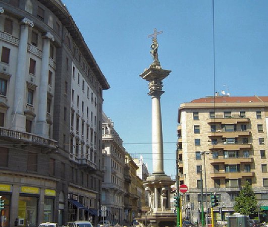 Simboli di Milano: la colonna del Verziere oggi
