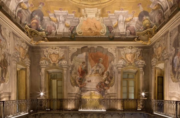 Palazzo Dugnani- affreschi del Tiepolo
