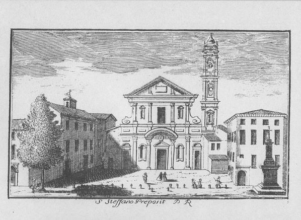 Santo Stefano Maggiore - incisione Dal Re - 1745