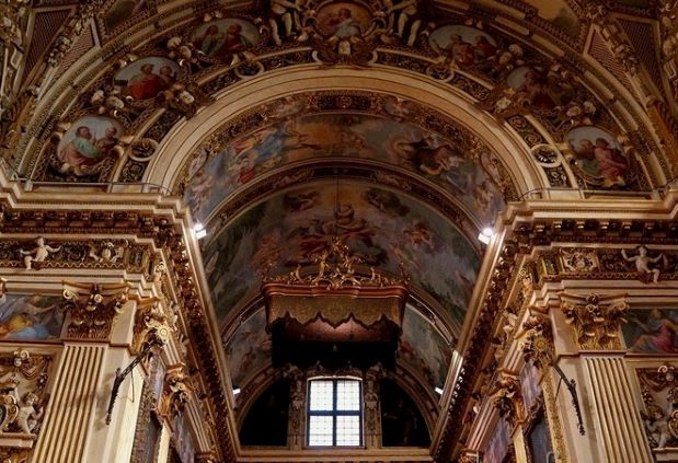 Chiesa Sant'Antonio Abate - la meravigliosa volta affrescata