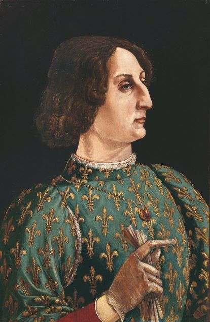 Galeazzo Maria Sforza - ritratto- Piero del Pollaiolo