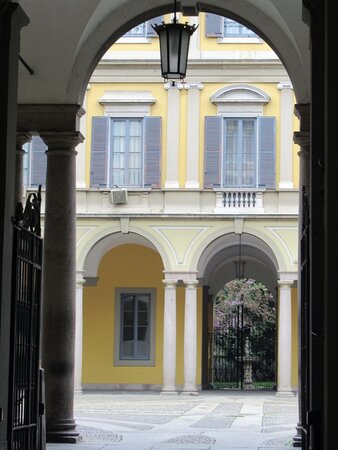 Palazzo Diotti - scorcio cortile